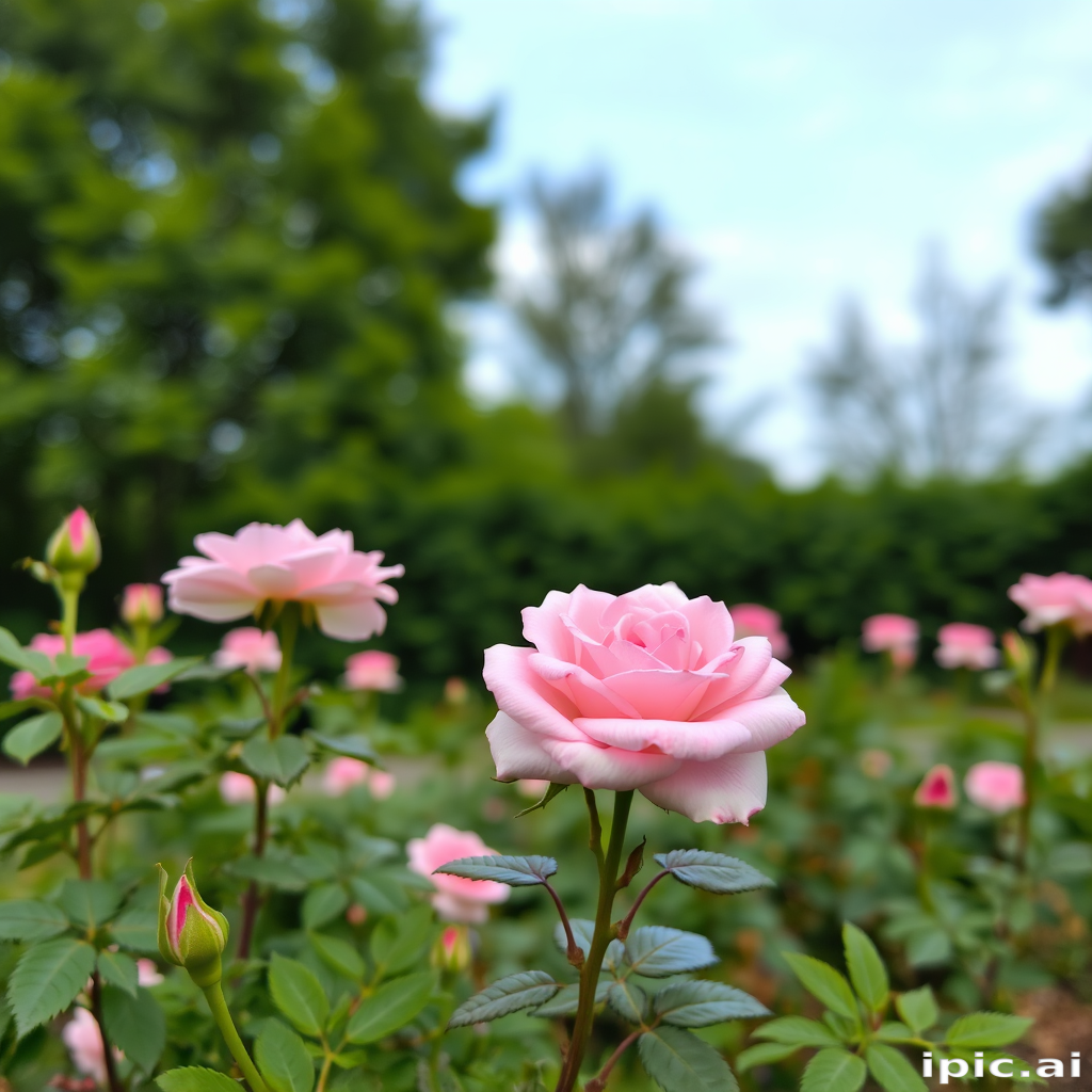 rose border