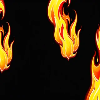 background with fire