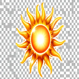 sun transparent background