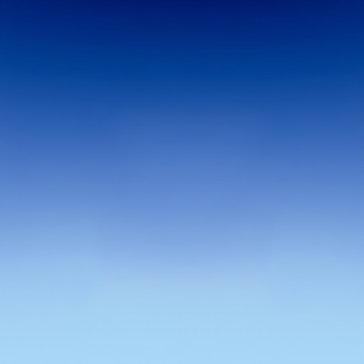 Create a smooth gradient background transitioning from dark blue at the top to light blue at the bottom, centered around a rounded square in the middle, using a DSLR camera with a 50mm lens, f/1.8 aperture, ISO 100, 1/100s shutter speed, in portrait orientation.