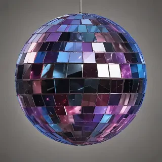 transparent background disco ball png