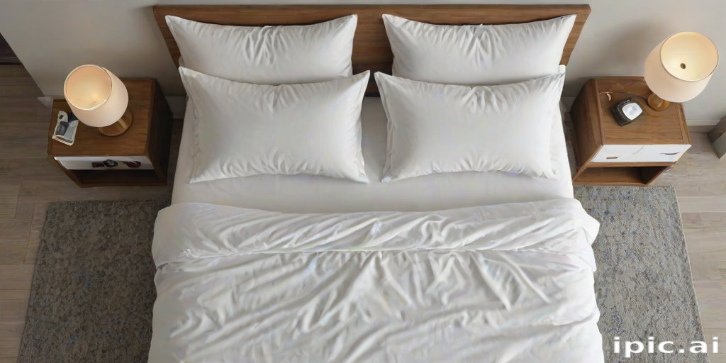 bed top view