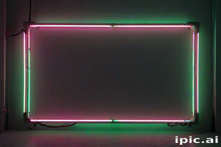 neon frame
