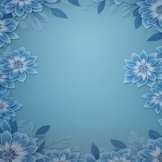 blue floral background
