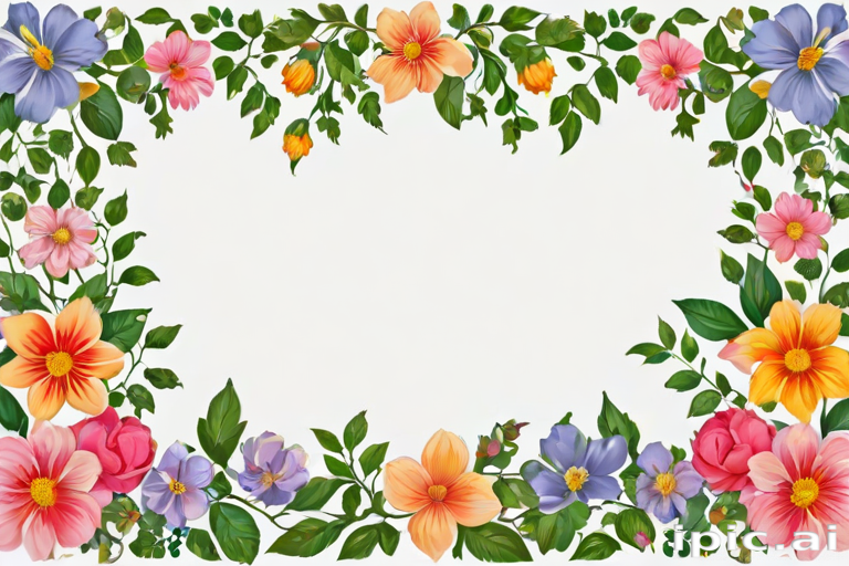 flower border clipart