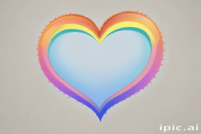 rainbow heart png