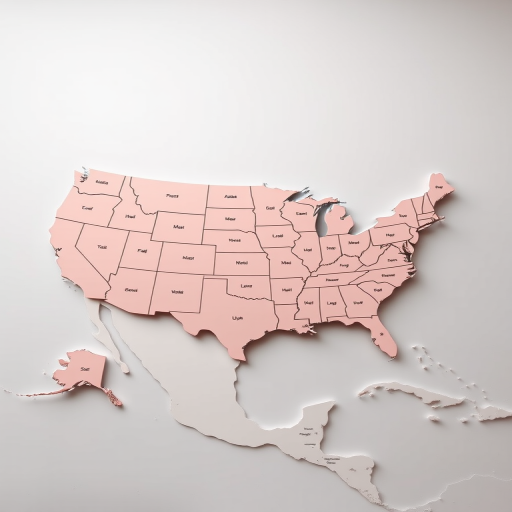 map of usa states