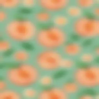 cute peach background