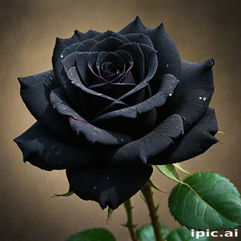 black rose picture