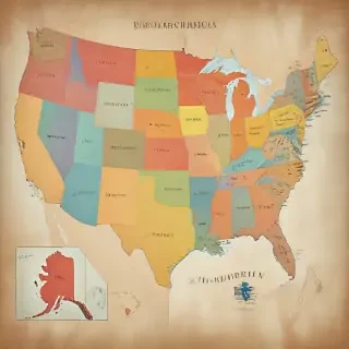 united states of america map