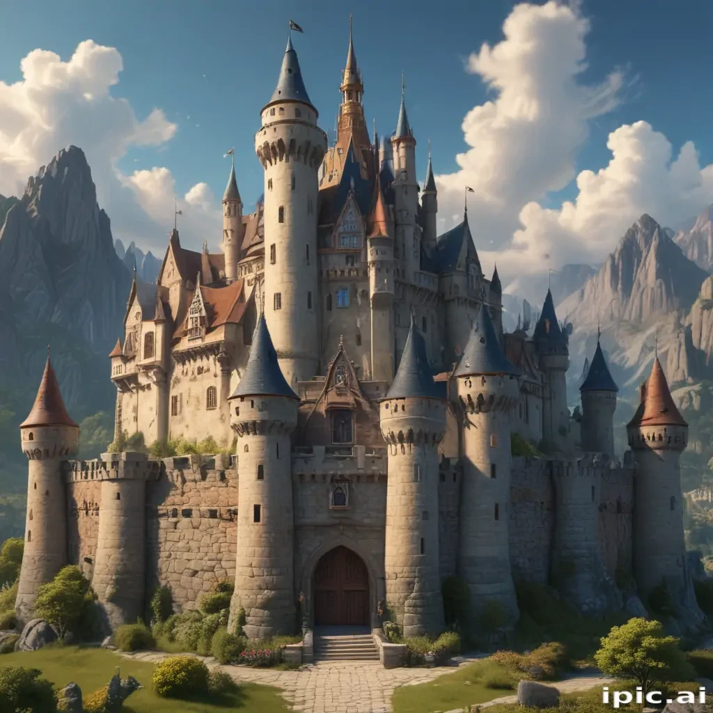 cartoon castle