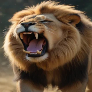 lion roar png