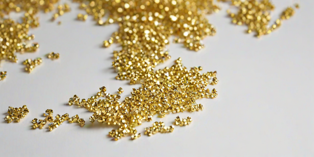 gold and white background