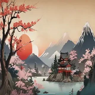 ukiyo e wallpaper