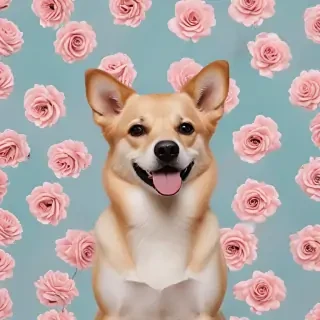aesthetic dog wallpaper