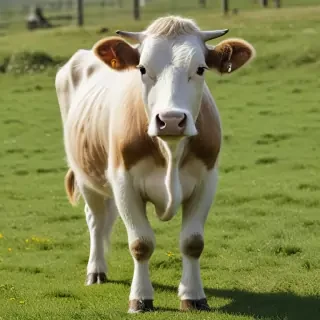 transparent cow