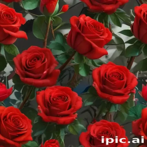 red roses aesthetic