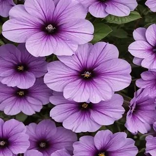 purple flowers transparent background