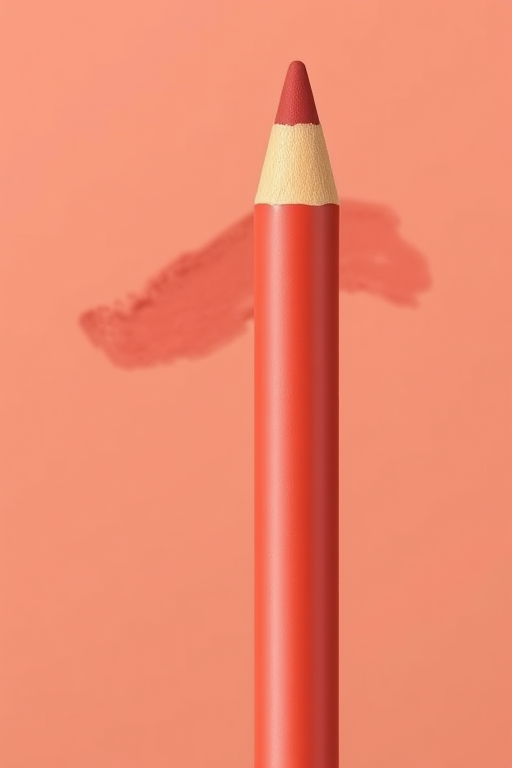 Matte terracotta lip pencil "Desert Rose" with a creamy, easy-glide texture and precise tip for defined lips, ideal for everyday wear and natural makeup looks, long-lasting and transfer-proof