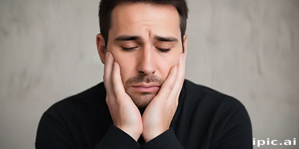 man in sad