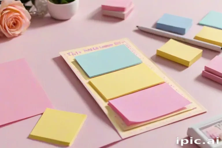 aesthetic cute sticky note png