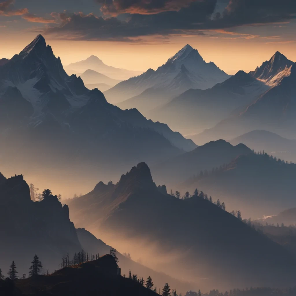 mountain silhouette