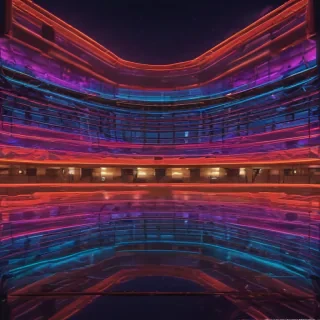 neon back ground