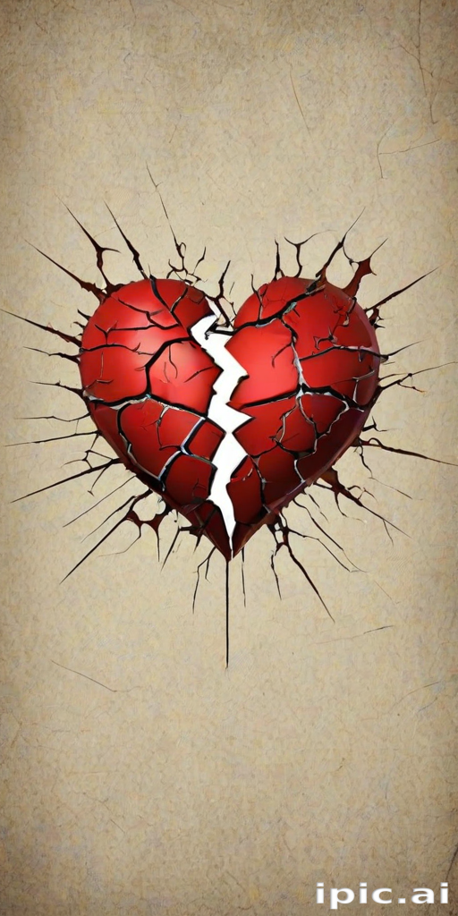 broken heart background