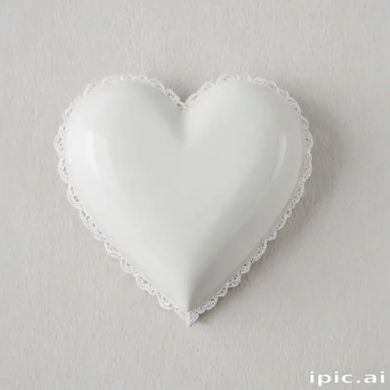 white heart