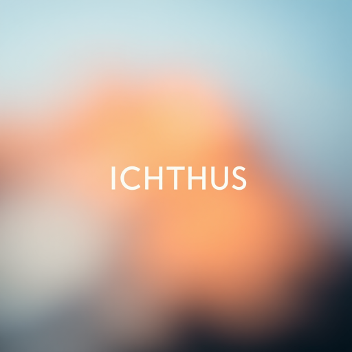 Create a high-resolution image of the Christian fish symbol with the Greek letters ICHTHUS inside, using a DSLR camera, f/2.8 aperture, 50mm lens, soft lighting, and a slight depth of field for a clear focus on the symbol against a blurred background.