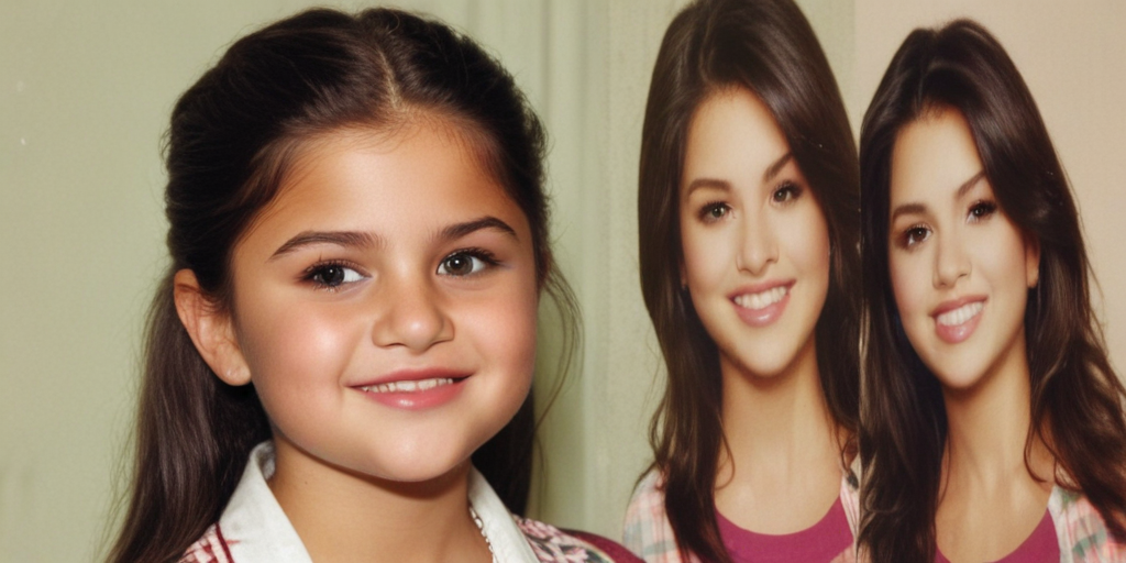 selena gomez as a child