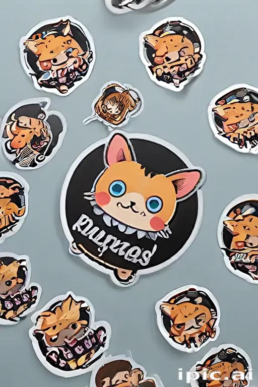 stickers mockup