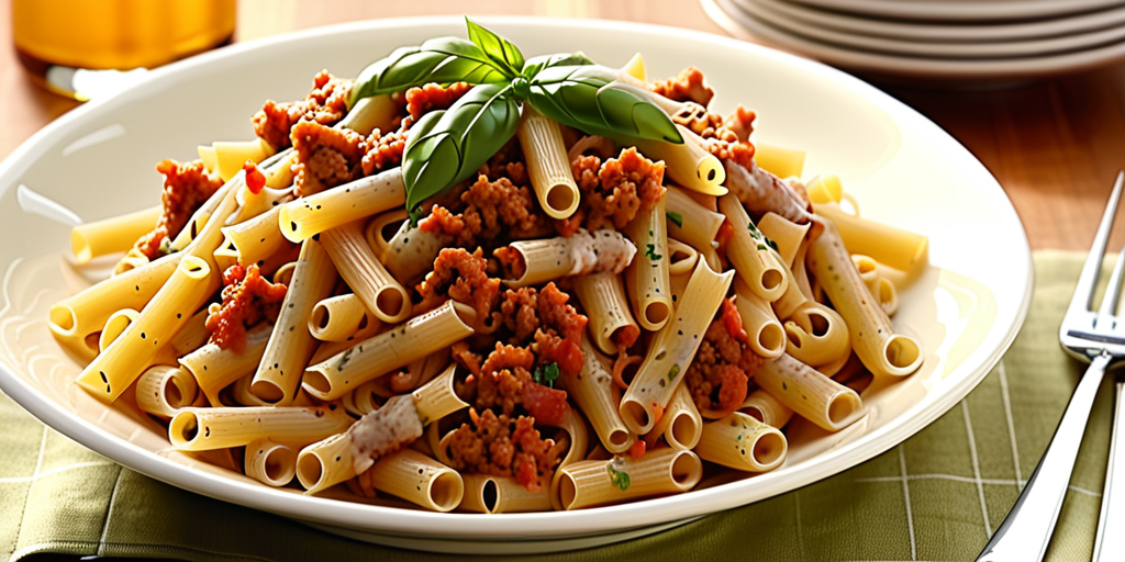 pasta with ground pork recipes