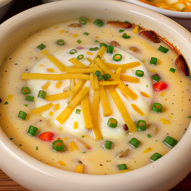 loaded baked potato soup from chili's