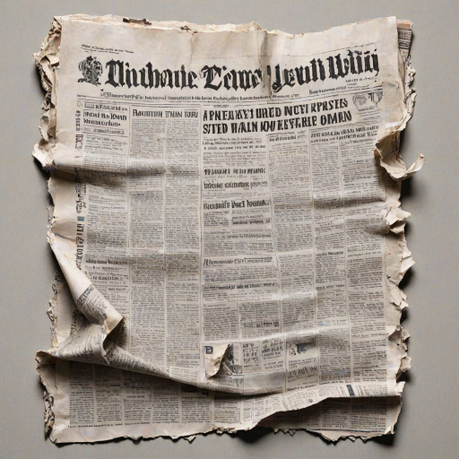 ripped newspaper png