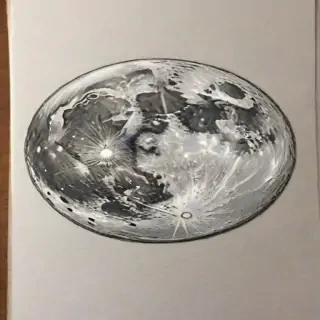 moon sketch