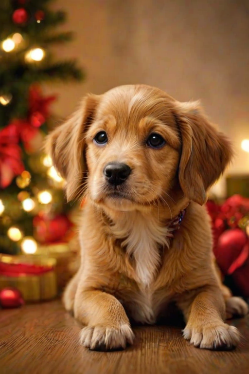 dog christmas backgrounds