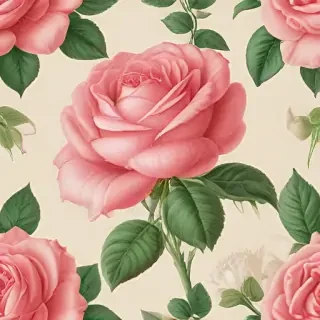 vintage rose illustration