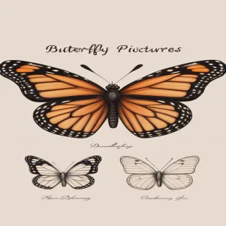 butterfly pictures drawing