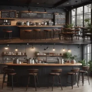 coffee shop mockup