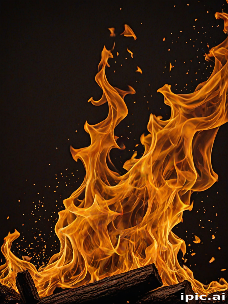 fire clear background