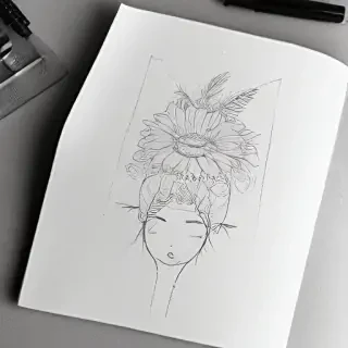 aesthetic line art