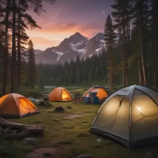 camping background