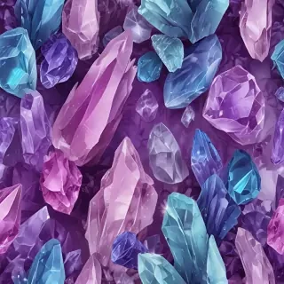 crystals background