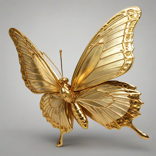 golden butterfly png
