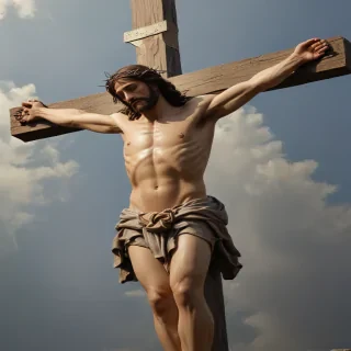 pics of jesus on the cross