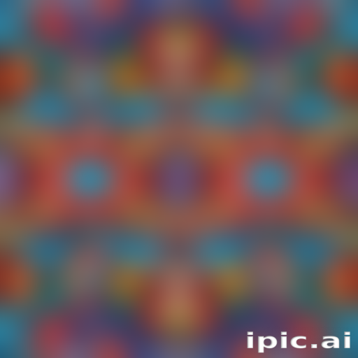 Abstract Colorful Pattern Featuring Swirls and Shapes in Vibrant Hues