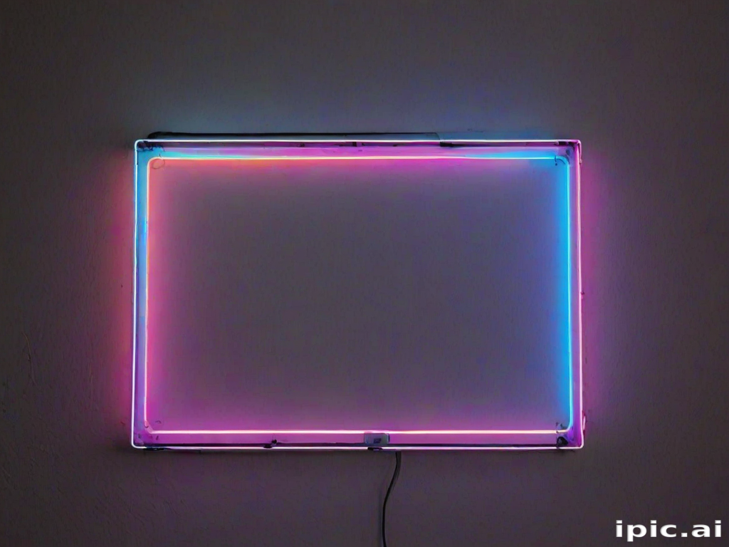 neon frame