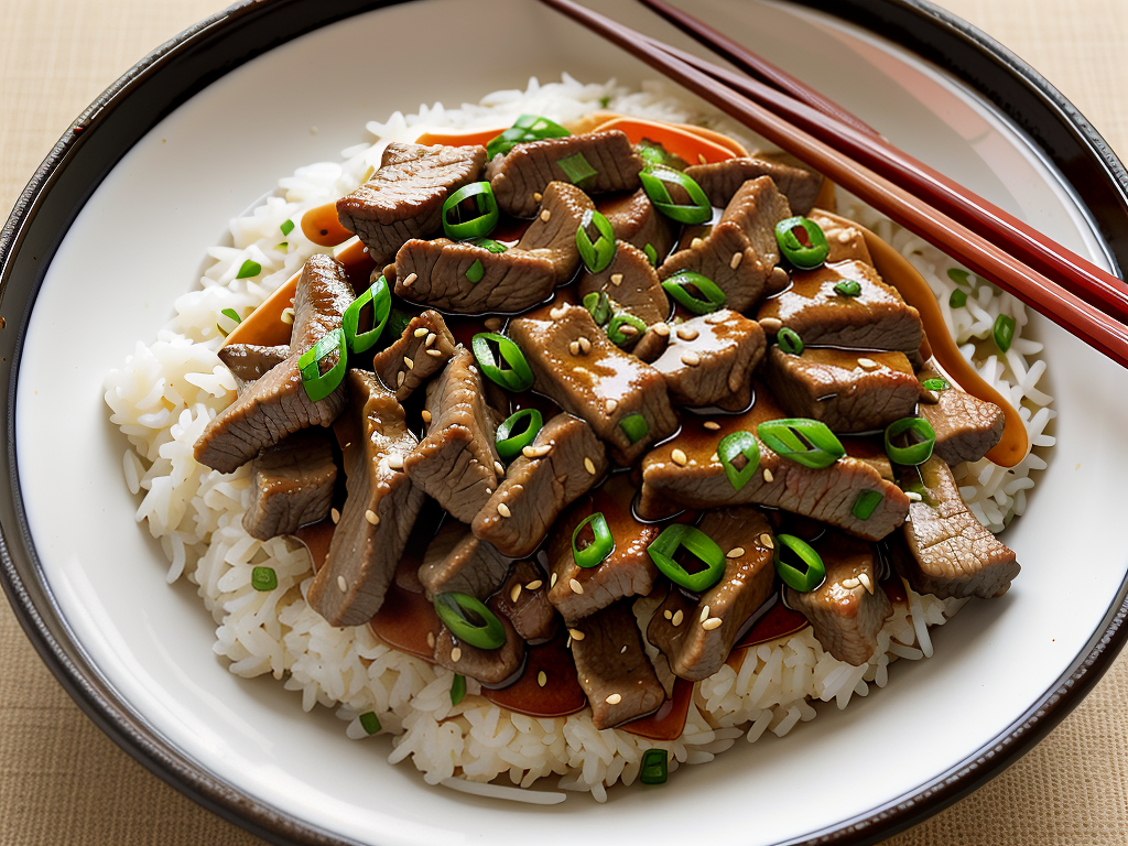 chinese beef with garlic sauce