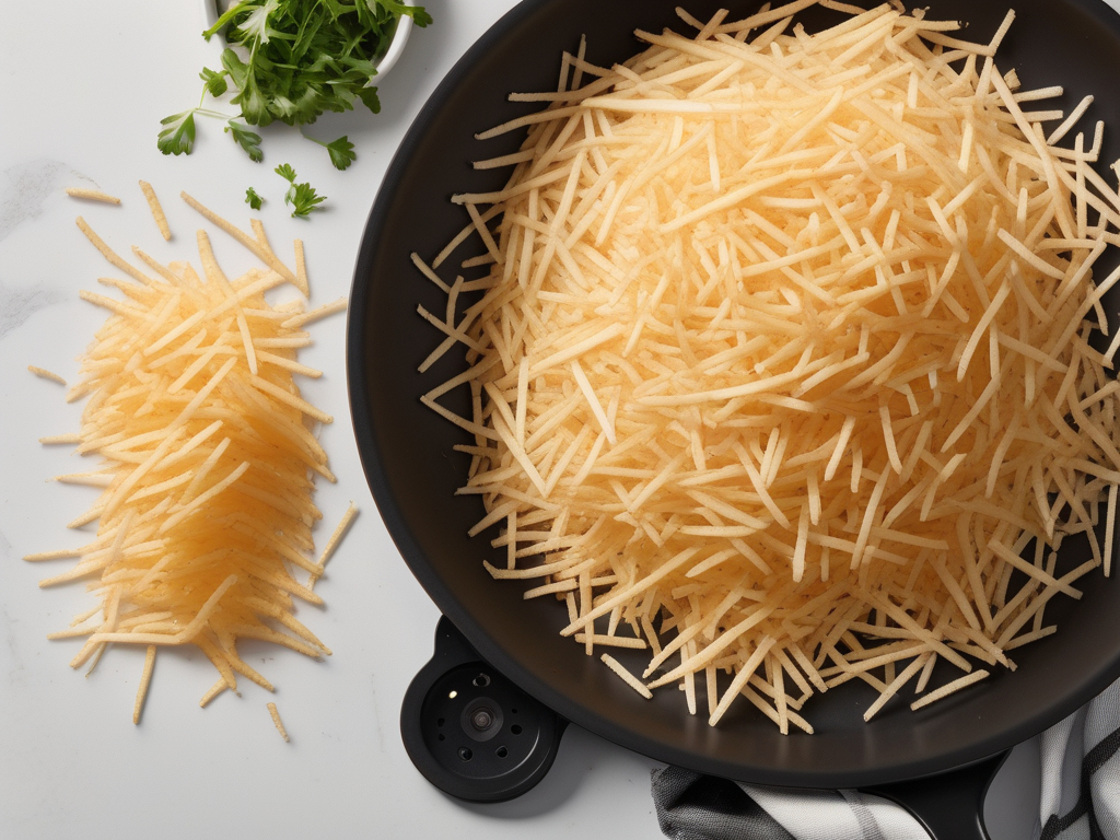 air fry frozen hash brown shredded